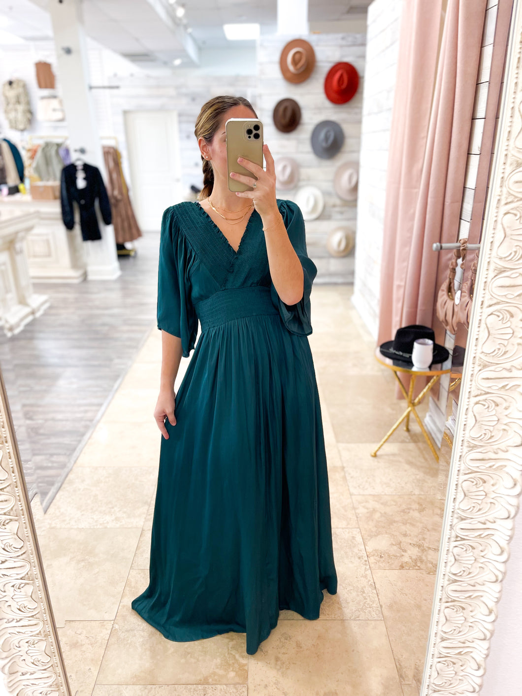 Emerald Vines Dress